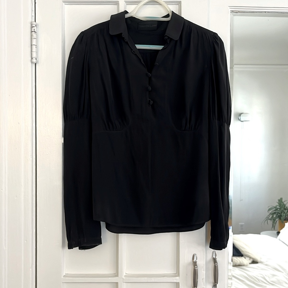 Derek Lam Black Blouse